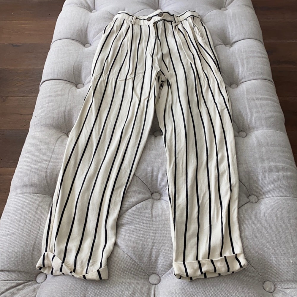 Linen-like trouser